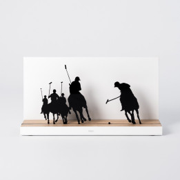 Figure décoratif “Polo · Cinq cavaliers au galop” | SPORTS Collection | Souvenirs