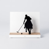 Figure "Polo · Cavalier de face", vue de face
