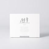 Sleeve of the figure "Football · Children playing together" with the text explaining the silhouette