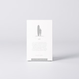 Coffret de la figure "Surf · Surfeur en longboard" avec le texte qui explique la silhouette