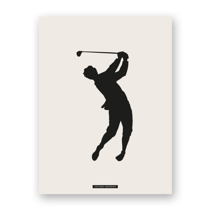 Lámina decorativa de escena deportiva “GOLF 01” | Colección SPORTS | Souvenirs