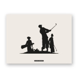 Lámina decorativa de escena deportiva “GOLF 02” | Colección SPORTS | Souvenirs