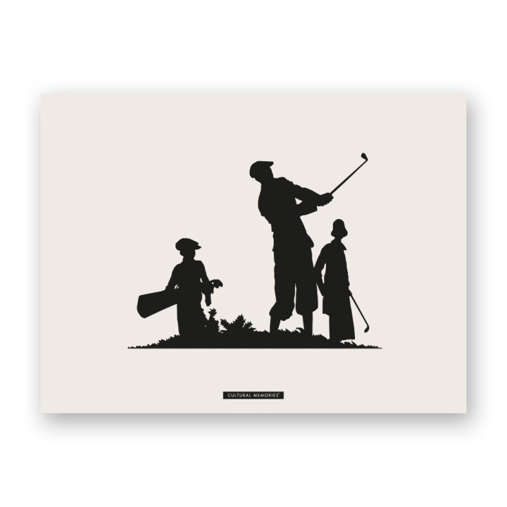 Affiche décoratif de scène sportive “GOLF 02” | SPORTS Collection | Souvenirs