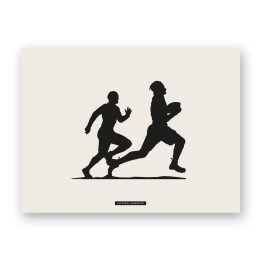 Decorative sports scene print “RUGBY 01” | SPORTS Collection | Souvenirs