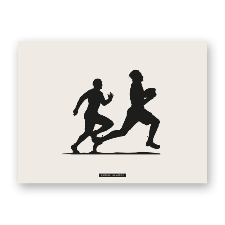 Decorative sports scene print “RUGBY 01” | SPORTS Collection | Souvenirs
