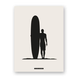 Affiche décoratif de scène sportive “SURF 01” | SPORTS Collection | Souvenirs