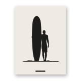 Affiche décoratif de scène sportive “SURF 01” | SPORTS Collection | Souvenirs