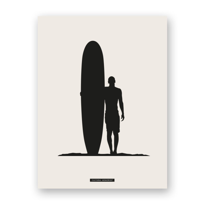 Decorative sports scene print “SURF 01” | SPORTS Collection | Souvenirs