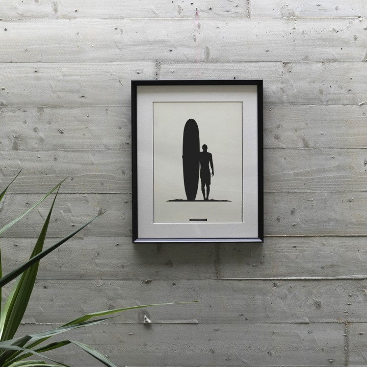 Lámina decorativa de escena deportiva “SURF 01” | Colección SPORTS | Souvenirs