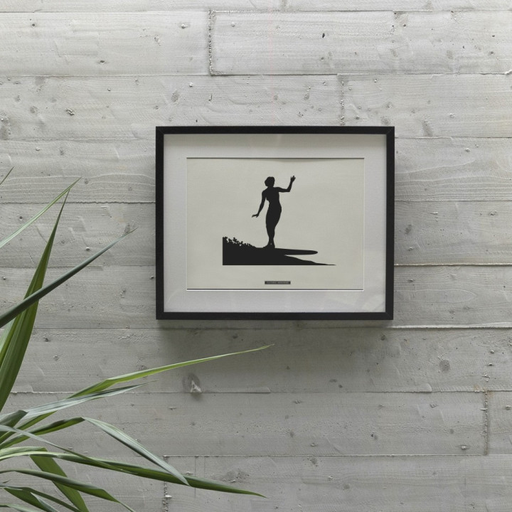 Decorative sports scene print “SURF 02” | SPORTS Collection | Souvenirs