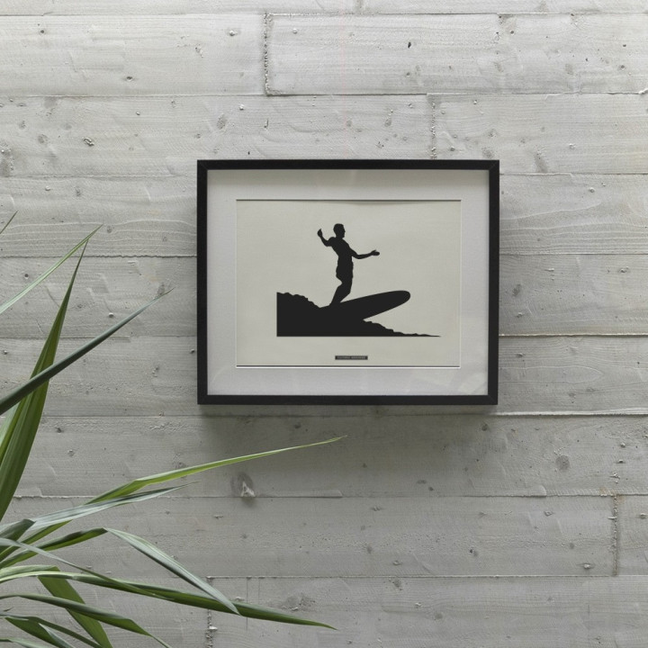 Affiche décoratif de scène sportive “SURF 03” | SPORTS Collection | Souvenirs