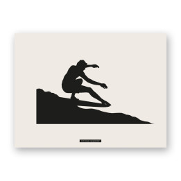 Decorative sports scene print “SURF 04” | SPORTS Collection | Souvenirs