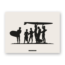 Affiche décoratif de scène sportive “SURF 05” | SPORTS Collection | Souvenirs