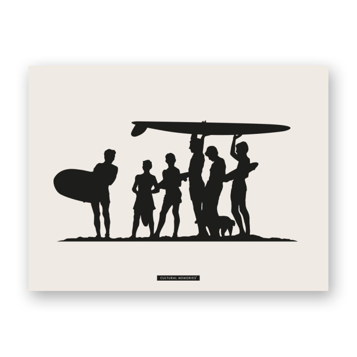 Decorative sports scene print “SURF 05” | SPORTS Collection | Souvenirs
