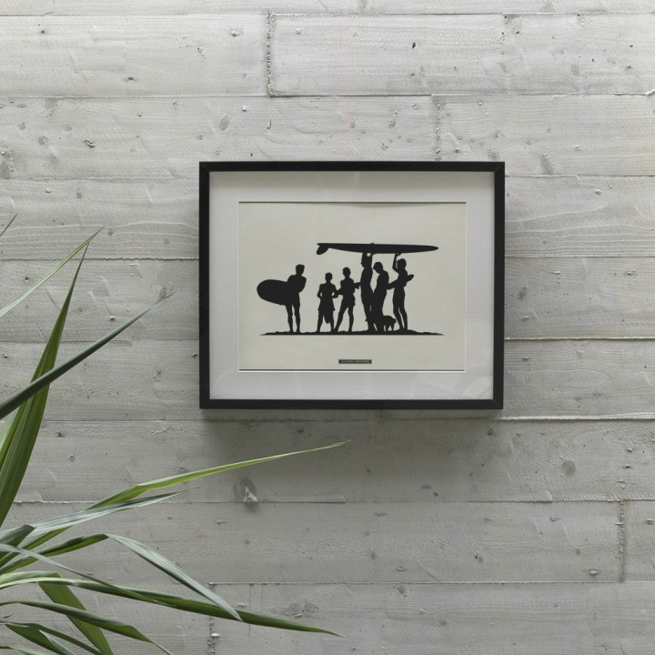 Decorative sports scene print “SURF 05” | SPORTS Collection | Souvenirs