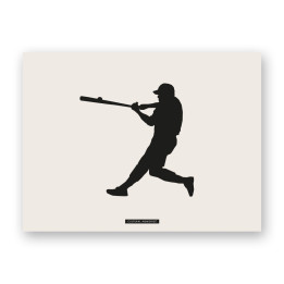 Lámina decorativa de escena deportiva “BÉISBOL 02” | Colección SPORTS | Souvenirs