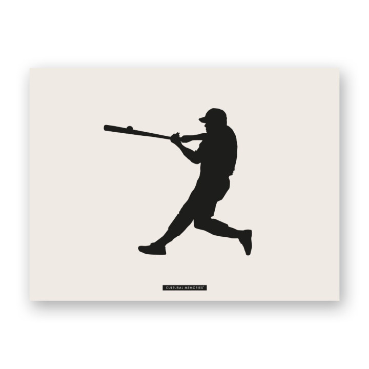 Decorative sports scene print “BASEBALL 02” | SPORTS Collection | Souvenirs