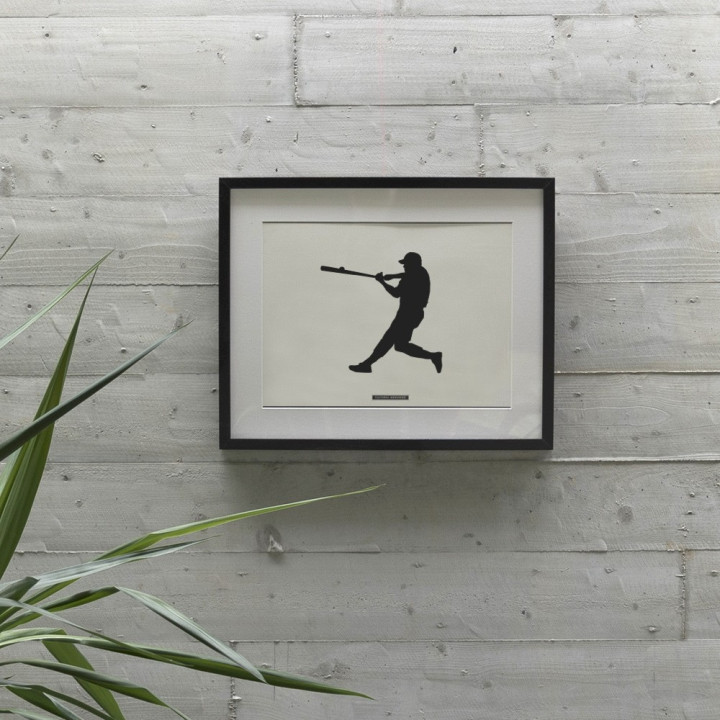 Decorative sports scene print “BASEBALL 02” | SPORTS Collection | Souvenirs