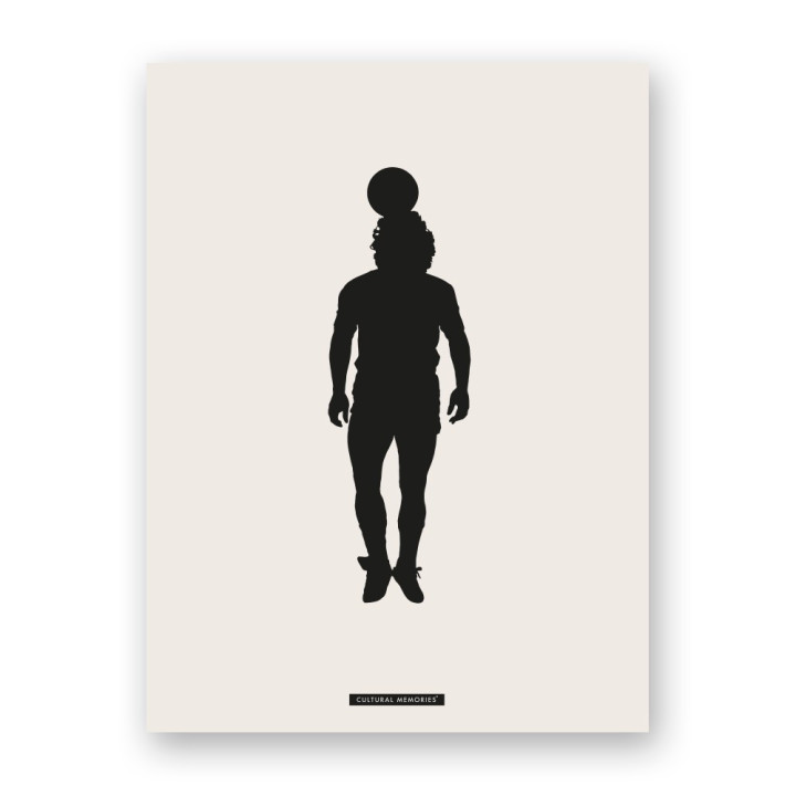 Affiche "Football · Ballon au-dessus de la tête", l'illustration complète