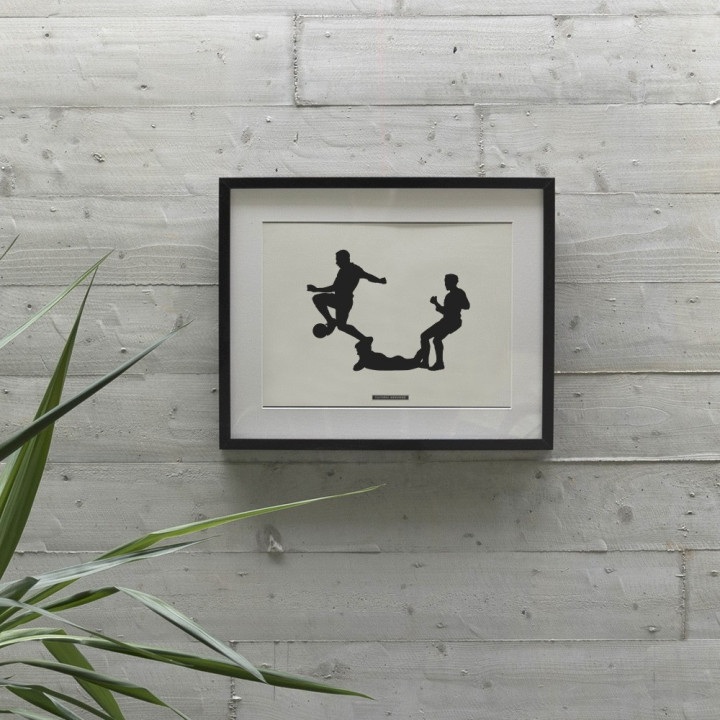 Affiche décoratif de scène sportive “FOOTBALL 04” | SPORTS Collection | Souvenirs