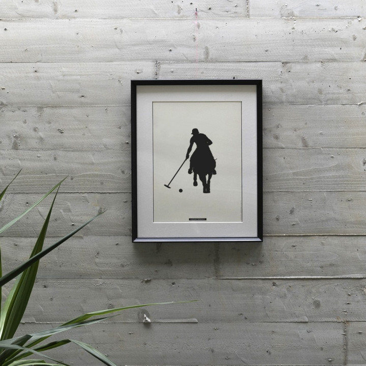 Decorative sports scene print “POLO 01” | SPORTS Collection | Souvenirs