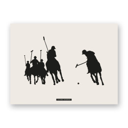 Decorative sports scene print “POLO 02” | SPORTS Collection | Souvenirs