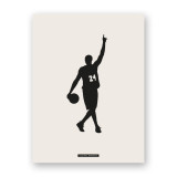 Affiche décoratif de scène sportive “BASKET 02” | SPORTS Collection | Souvenirs