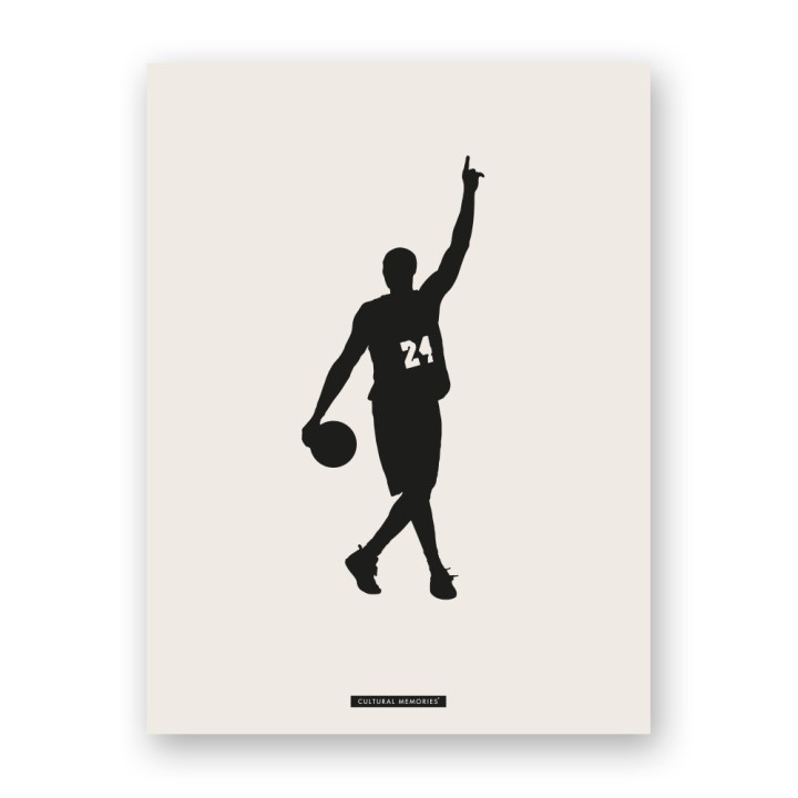 Affiche décoratif de scène sportive “BASKET 02” | SPORTS Collection | Souvenirs