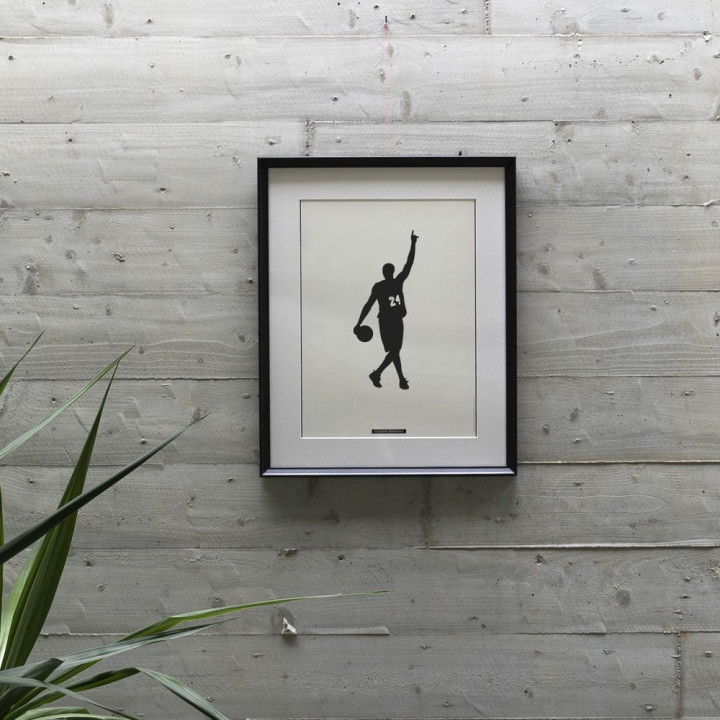 Affiche décoratif de scène sportive “BASKET 02” | SPORTS Collection | Souvenirs