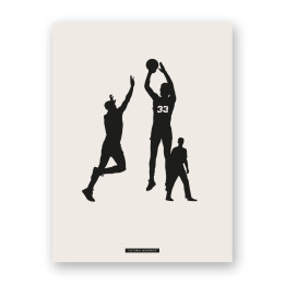 Decorative sports scene print “BASKETBALL 03” | SPORTS Collection | Souvenirs