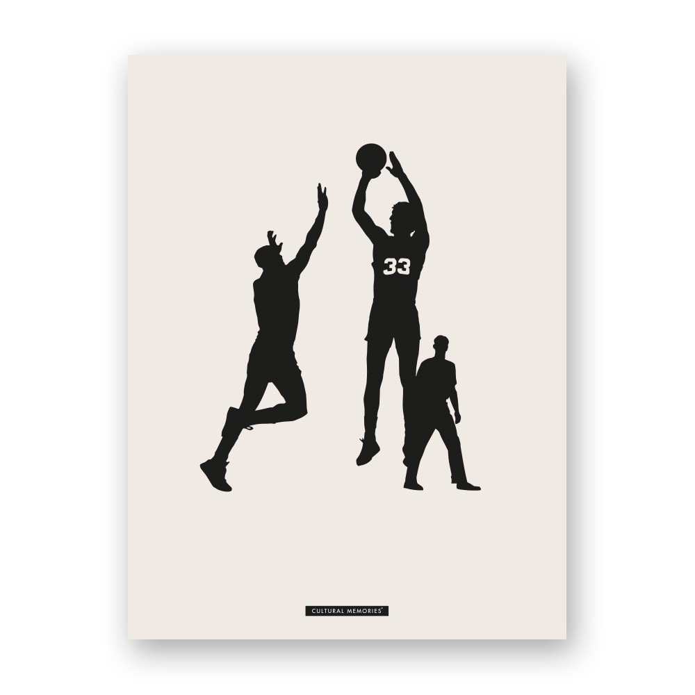 Modèle Affiche Annonce passionnante de match de basket en gris - VistaCreate