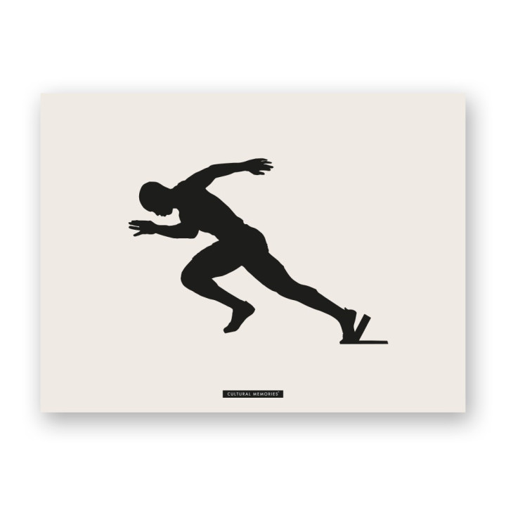 Decorative sports scene print “SPRINT 01” | SPORTS Collection | Souvenirs