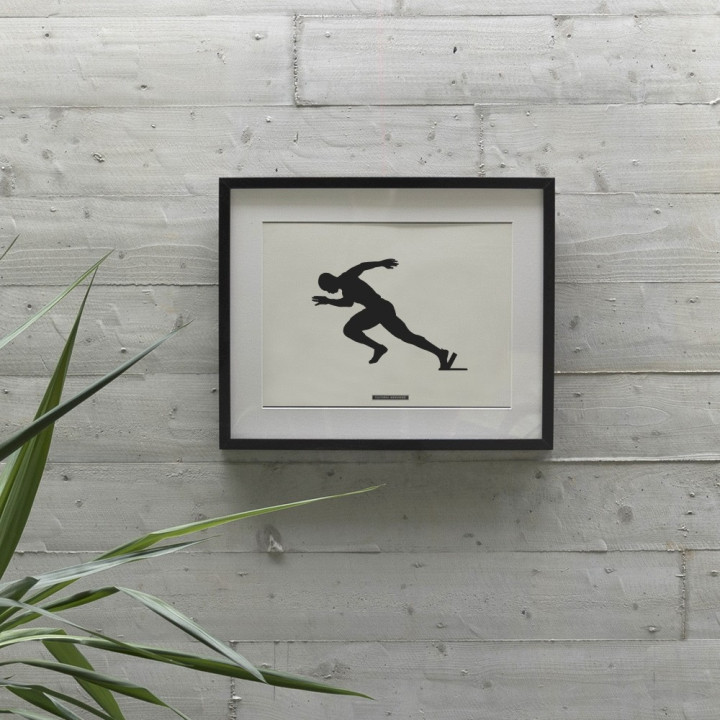 Decorative sports scene print “SPRINT 01” | SPORTS Collection | Souvenirs