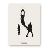 Affiche décoratif de scène sportive “BASKET 05” | SPORTS Collection | Souvenirs