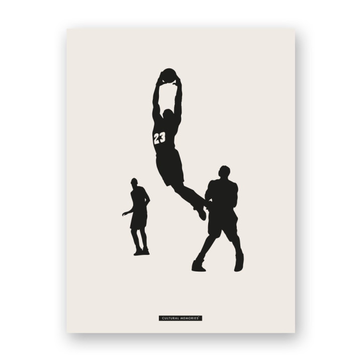 Decorative sports scene print “BASKETBALL 05” | SPORTS Collection | Souvenirs