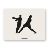 Affiche "Boxe · Deux boxeurs en combat", l'illustration complète