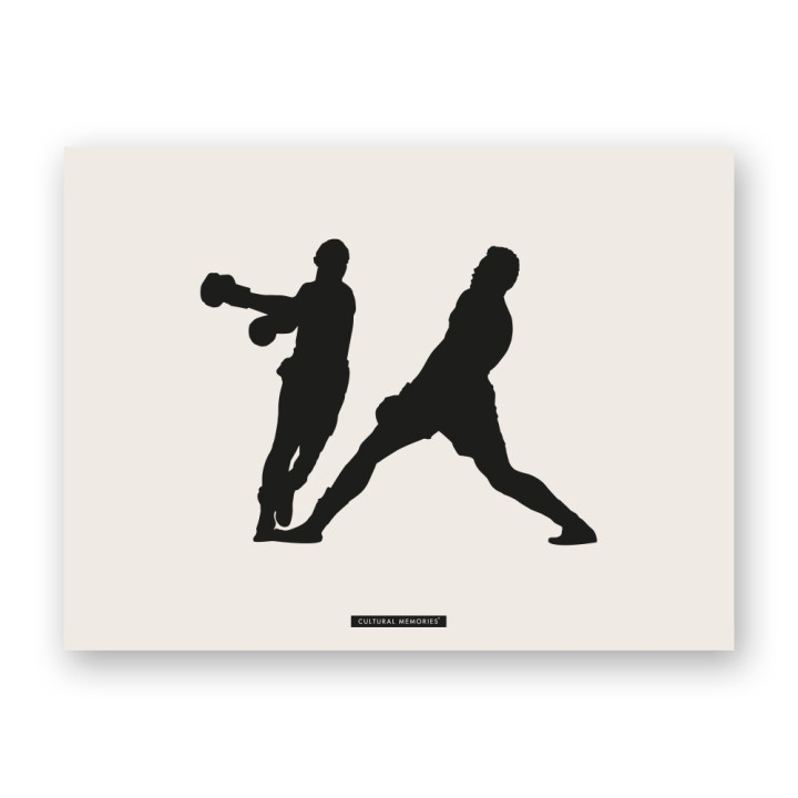 Print "Boxing · Two boxers fighting", the full artwork