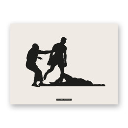 Lámina decorativa de escena deportiva “BOXEO 02” | Colección SPORTS | Souvenirs
