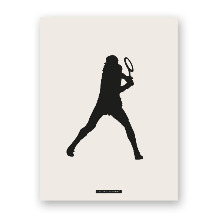 Decorative sports scene print “TENNIS 02” | SPORTS Collection | Souvenirs