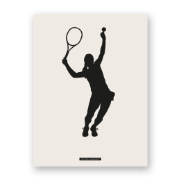 Decorative sports scene print “TENNIS 04” | SPORTS Collection | Souvenirs
