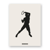 Affiche décoratif de scène sportive “TENNIS 06” | SPORTS Collection | Souvenirs