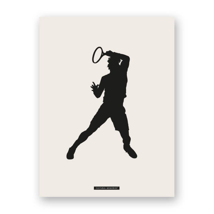 Affiche décoratif de scène sportive “TENNIS 06” | SPORTS Collection | Souvenirs