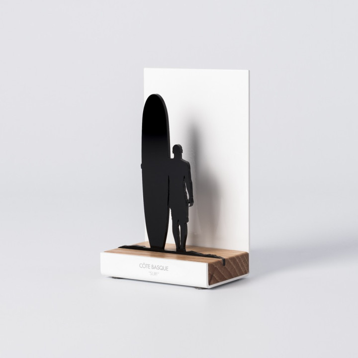 Figure "SURF LONGBOARD" | CÔTE BASQUE Collection | Souvenir
