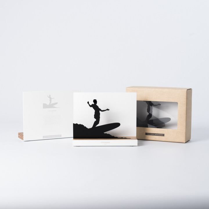 Figure "SURF OLD SCHOOL" | CÔTE BASQUE Collection | Souvenir