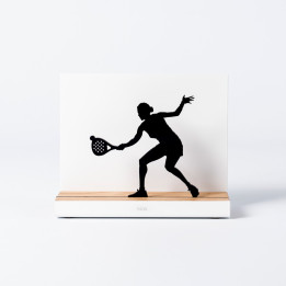 Figure décoratif “Padel · Joueuse à la volée” | Collection SPORTS | Souvenirs