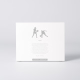 Coffret de la figure "Padel · Paire mixte" avec le texte qui explique la silhouette