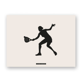 Affiche décoratif de scène sportive “PADEL 03” | SPORTS Collection | Souvenirs