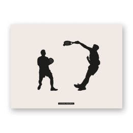 Decorative sports scene print “PADDLE 04” | SPORTS Collection | Souvenirs