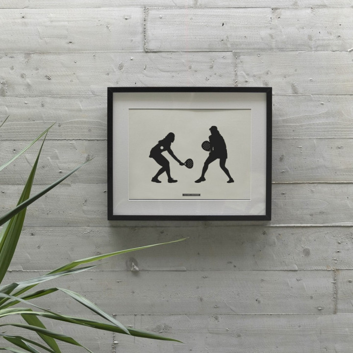 Affiche décoratif de scène sportive “PADEL 05” | SPORTS Collection | Souvenirs