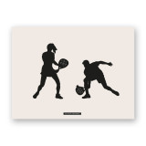 Lámina decorativa de escena deportiva “PÁDEL 06” | Colección SPORTS | Souvenirs